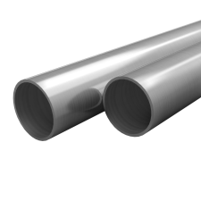 vidaXL 2 db rozsdamentes acélcső V2A 42 mm átmérőjű, 2 m kőműves és burkoló szerszám