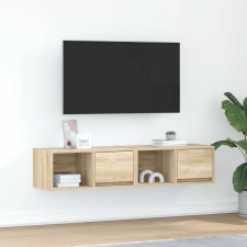 vidaXL 2 db sonoma tölgy színű szerelt fa TV-szekrény 60x31x25,5 cm bútor