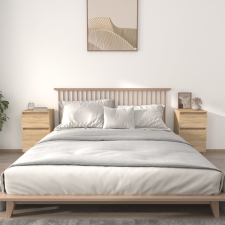 vidaXL 2 db sonoma-tölgyszínű éjjeliszekrény 40 x 35 x 70 cm bútor