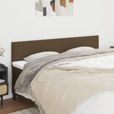 vidaXL 2 db sötétbarna szövet fejtámla 100x5x78/88 cm ágy és ágykellék