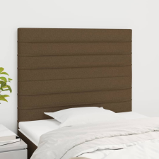 vidaXL 2 db sötétbarna szövet fejtámla 80 x 5 x 78/88 cm ágy és ágykellék