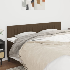 vidaXL 2 db sötétbarna szövet fejtámla 80 x 5 x 78/88 cm ágy és ágykellék