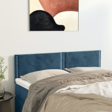 vidaXL 2 db sötétkék bársony fejtámla 72 x 5 x 78/88 cm ágy és ágykellék