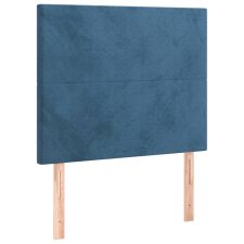 vidaXL 2 db sötétkék bársony fejtámla 90x5x78/88 cm (3116092) ágy és ágykellék