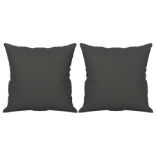 vidaXL 2 db sötétszürke mikroszálas szövet díszpárna 40 x 40 cm (349497) lakástextília