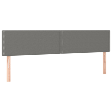 vidaXL 2 db sötétszürke szövet fejtámla 100x5x78/88 cm (345985) ágy és ágykellék