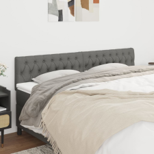 vidaXL 2 db sötétszürke szövet fejtámla 100x7x78/88 cm ágy és ágykellék