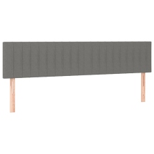 vidaXL 2 db sötétszürke szövet fejtámla 90x5x78/88 cm (346271) ágy és ágykellék