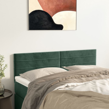 vidaXL 2 db sötétzöld bársony fejtámla 72 x 5 x 78/88 cm ágy és ágykellék