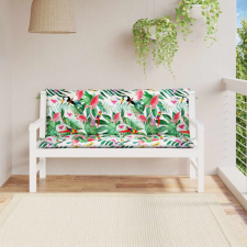 vidaXL 2 db színes szövet kerti padpárna 150 x 50 x 7 cm kerti bútor