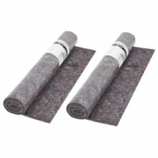 vidaXL 2 db szürke, csúszásmentes takarófilc 50 m 180 g/m² lakástextília