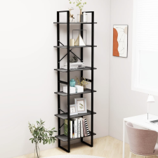 vidaXL 2 db szürke forgácslap tárolópolc 60 x 30 x 210 cm bútor