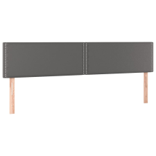 vidaXL 2 db szürke műbőr fejtámla 90x5x78/88 cm (345976) ágy és ágykellék