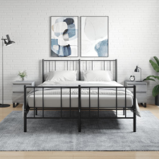 vidaXL 2 db szürke sonoma színű éjjeliszekrény 40 x 35 x 50 cm bútor