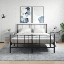 vidaXL 2 db szürke sonoma színű éjjeliszekrény 40 x 35 x 50 cm bútor