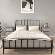 vidaXL 2 db szürke sonoma színű éjjeliszekrény 40 x 35 x 70 cm bútor
