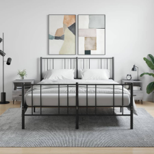 vidaXL 2 db szürke sonoma színű szerelt fa éjjeliszekrény 40x35x47,5cm bútor