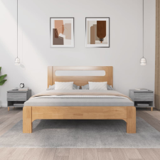 vidaXL 2 db szürke sonoma színű szerelt fa éjjeliszekrény 50x46x50 cm bútor