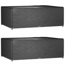 vidaXL 2 db téglalap alakú kerti bútorhuzat 12 fűzőlyukkal 240x180x80 kerti bútor