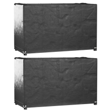 vidaXL 2 db téglalap alakú kerti bútorhuzat 8 fűzőlyukkal 125x55x75 cm kerti bútor