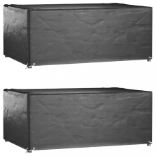 vidaXL 2 db téglalap alakú kerti bútorhuzat 8 fűzőlyukkal 180x122x75cm kerti bútor