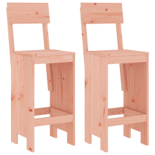 vidaXL 2 db tömör douglas fenyőfa bárszék 40x48,5x115,5 cm (825364) kerti bútor