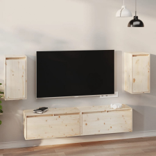 vidaXL 2 db tömör fenyőfa faliszekrény 30 x 30 x 60 cm bútor