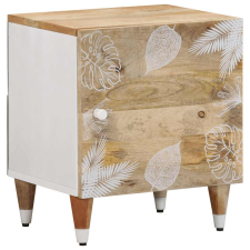 vidaXL 2 db tömör mangófa éjjeliszekrény 40x33,5x46 cm (4018661) bútor
