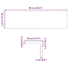 vidaXL 2 db tömör tölgyfa világosbarna lépcsőfokok 90x30x2 cm építőanyag