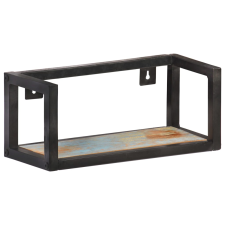 vidaXL 2 db tömör újrahasznosított fa fali polc 40 cm (320668) bútor