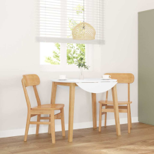 vidaXL 2 db tömörfa gumiból készült étkezőszékek bútor