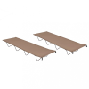 vidaXL 2 db tópszínű oxford szövet és acél kempingágy 180 x 60 x 19 cm