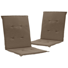 vidaXL 2 db tópszínű párna kerti székhez 100 x 50 x 3 cm kerti bútor