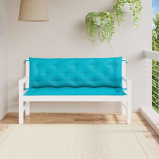 vidaXL 2 db türkizkék szövet kerti padpárna 150 x 50 x 7 cm kerti bútor