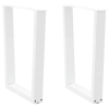 vidaXL 2 db, V-alakú étkezőasztal láb 60 x (72-73,3) cm acél étkezőasztal láb