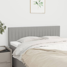 vidaXL 2 db világosszürke szövet fejtámla 72 x 5 x 78/88 cm ágy és ágykellék