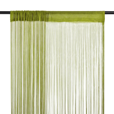 vidaXL 2 db zöld zsinórfüggöny 140 x 250 cm lakástextília