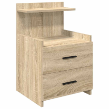 vidaXL 2 fiókos éjjeliszekrény sonoma tölgyfából 40x36,5x62 cm (858636) bútor