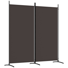 vidaXL 2 paneles barna szövet paraván 175x180 cm (350259) bútor