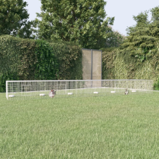 vidaXL 2 paneles horganyzott vas nyúlketrec 541x109x54 cm ketrec, szállítóbox rágcsálóknak