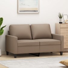 vidaXL 2 személyes cappuccino színű műbőr kanapé 120 cm bútor