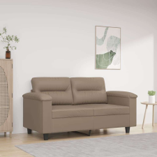 vidaXL 2 személyes cappuccino színű műbőr kanapé 120 cm bútor