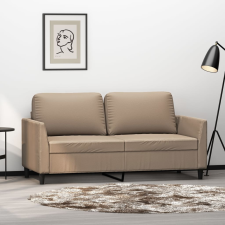 vidaXL 2 személyes cappuccino színű műbőr kanapé 140 cm bútor