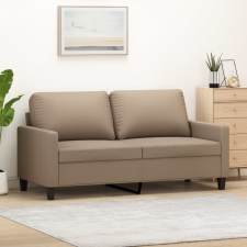 vidaXL 2 személyes cappuccino színű műbőr kanapé 140 cm bútor