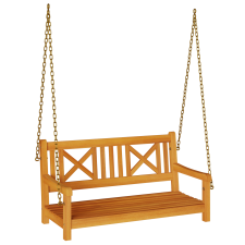 vidaXL 2 személyes Kerti Hinta Pad 110x56x58 cm Tömör Akácfa (4105528) kerti bútor