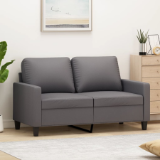 vidaXL 2 személyes szürke műbőr kanapé 120 cm bútor