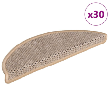 vidaXL 30 db lépcsőszőnyegek öntapadós szizál kinézetű 56x17x3 cm lakástextília