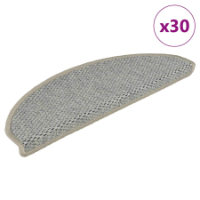 vidaXL 30 db lépcsőszőnyegek öntapadós szizál kinézetű 65x21x4 cm lakástextília