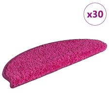 vidaXL 30 db rózsaszín lépcsőszőnyeg 65x21x4 cm lakástextília