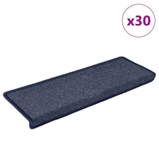 vidaXL 30 db szürke és kék lépcsőszőnyeg 65 x 21 x 4 cm lakástextília